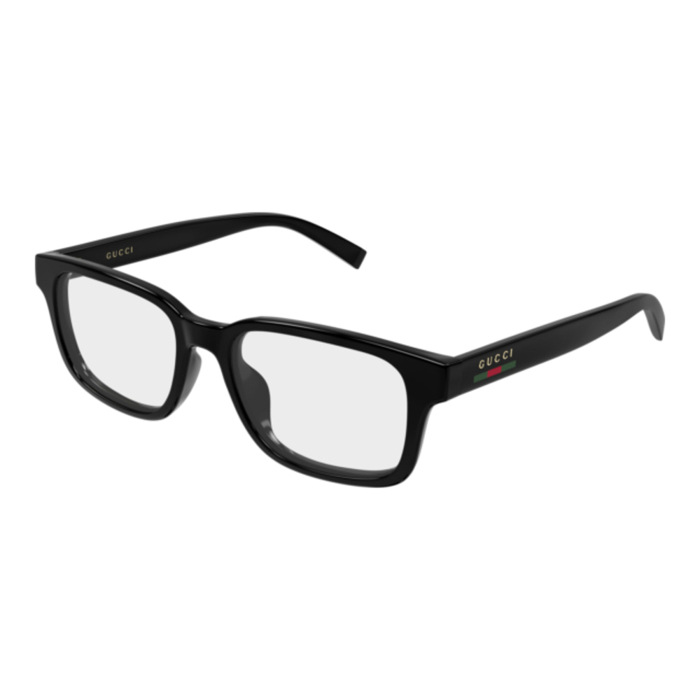 Gucci GG2107OL Eyeglasses Black Acetate Rectangle